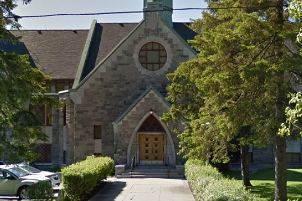 St Kevin Church hall entrance